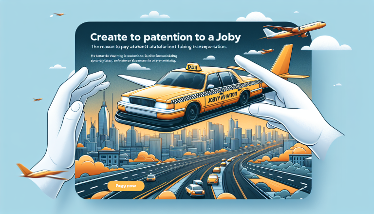 하늘을 나는 택시, 조비 에비에이션에 주목해야 할 이유